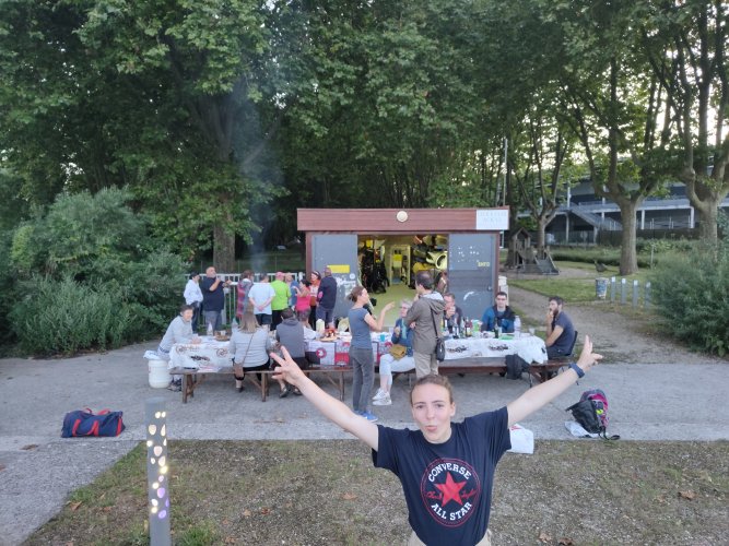 Le traditionnel feu d'artifice à la base de Saint Jean de la Ruelle